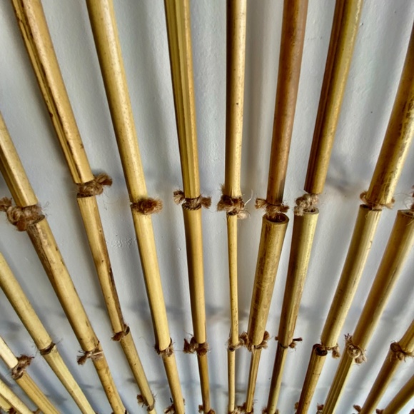 40” x 54” bamboo strand curtains/wall decor/indoor wind-chime - Picture 2 of 3